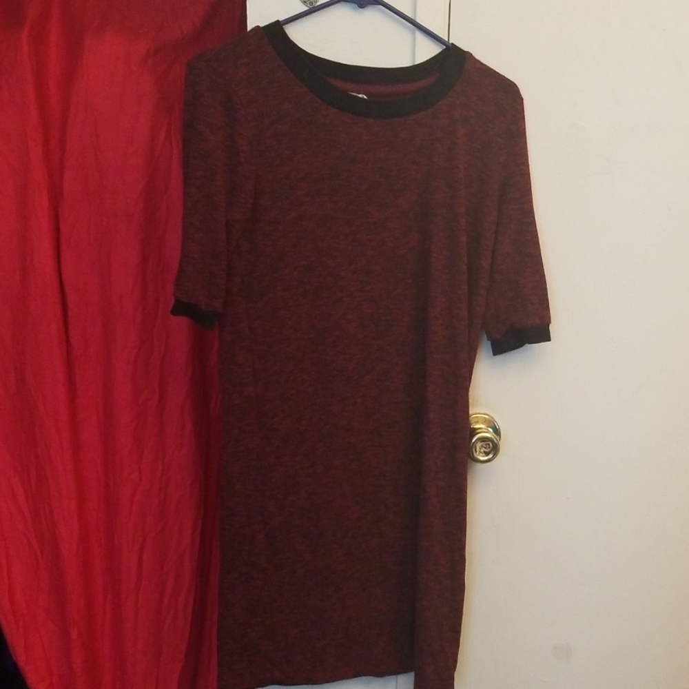 Red pencil dress